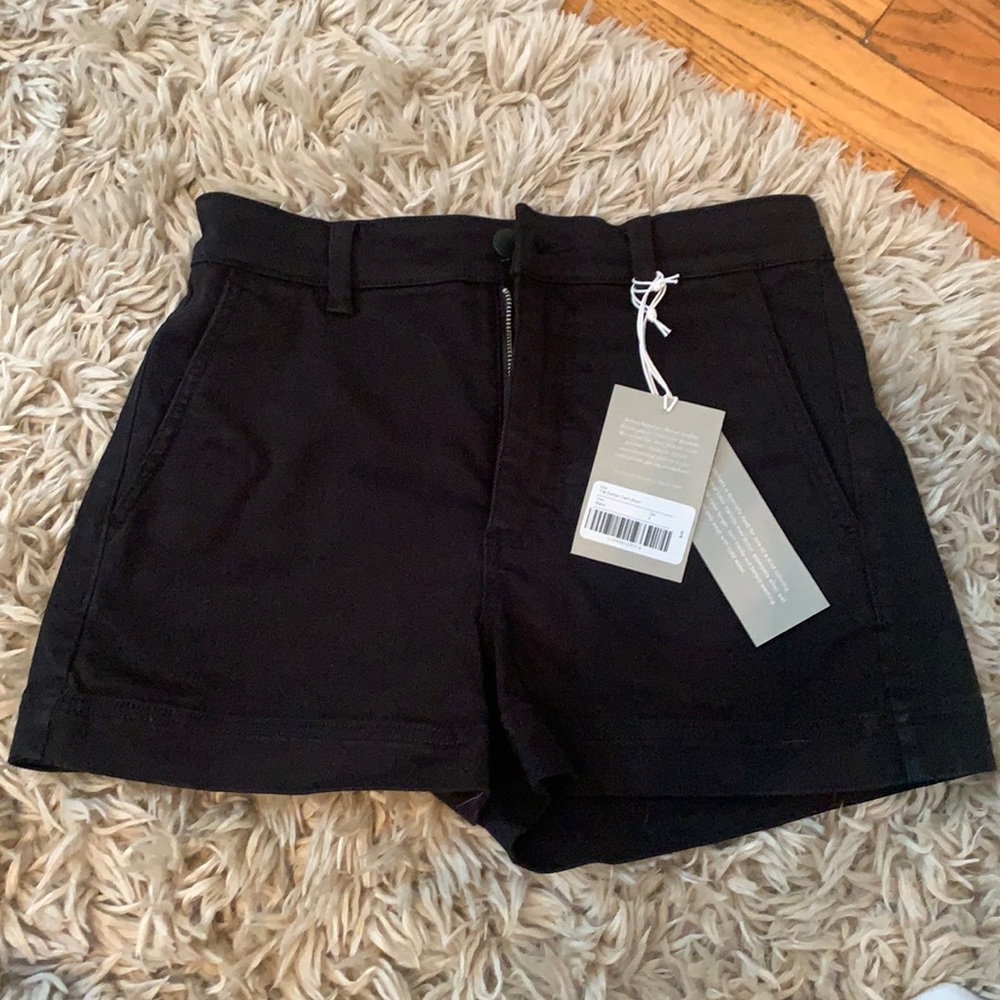 Everlane high waisted shorts.